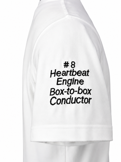Starting XI Soccer Lifestyle Shirt Center Mid White Sleeve