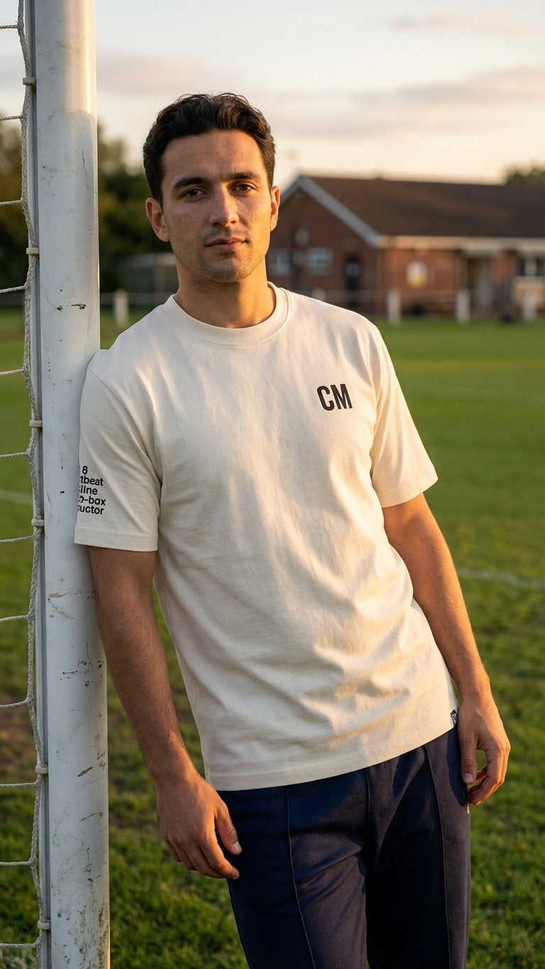 Starting XI Soccer Lifestyle Shirt Center Mid White On Field